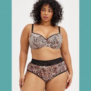 Torrid NWT Leopard Print Full Coverage Balconette Bra